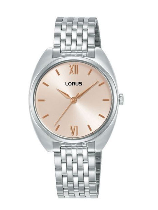 Lorus Womens Watch 30mm Battery With Pink Metal Bracelet