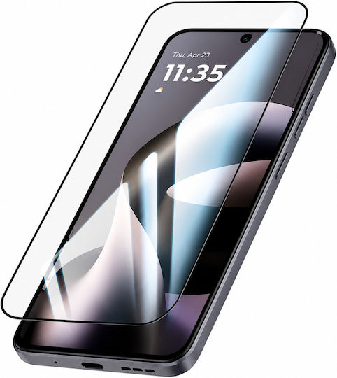 Avizar Screen Protector Motorola Moto G37 G37 Power Tempered Glass Black Transparent