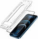 3mk Pack 2 Gehärtetes Glas iPhone 12 Pro Max Applicator Rahmen Schwarz Transparent