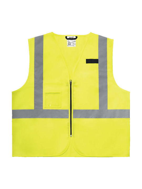 Milwaukee Vestă de lucru pentru bărbați galbenă Milwaukee Vestă de lucru pentru bărbați galbenă