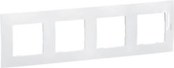 Niloe Frame NP 4 Positions White NP114WH Legrand NP114WH