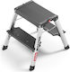 Hailo Aluminum Step Ladder with 1 Step 41cm