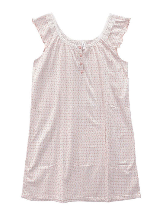 Ansin Summer Women's Nightgown Pink