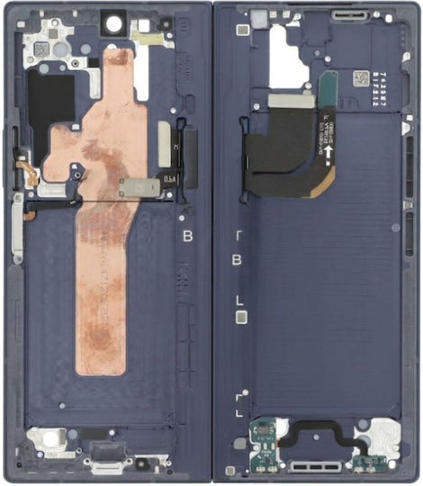 Samsung Original Central Frame Galaxy Z Fold 6 Service Pack Night Blue
