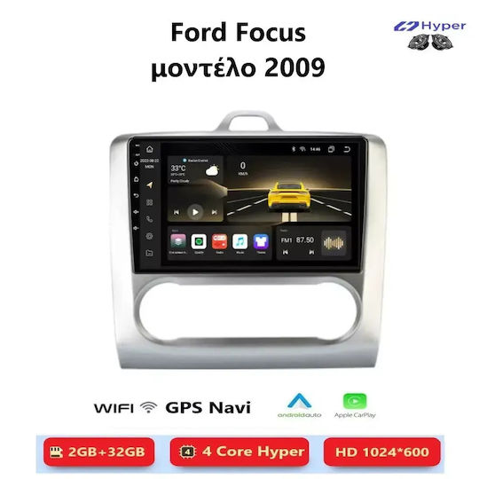 Ford Focus 2009 Android Multimedia CarPlay Android Auto GPS Wi-Fi Bluetooth Sh98