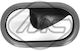Вътрешна Дръжка На Вратата Renault Clio III '05-'12 Megane '02-'08 Scenic '03-'08 Twingo '07 Modus '04-'12 Smart ForTwo W453 '14 Черна Сребриста Лява 43650