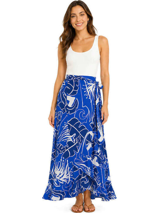 Potre Maxi Skirt Envelope Blue Royal