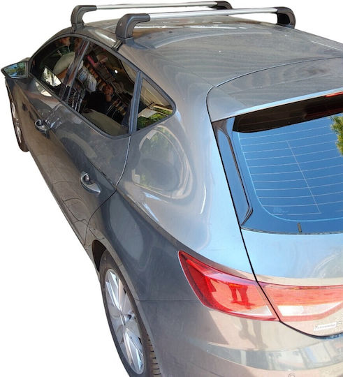 Nordrive Kit Roof Bars Legs Nordrive Aluminum Silenzio CX Seat Leon 5D 2016-2020 2 Pieces Car Roof Bars