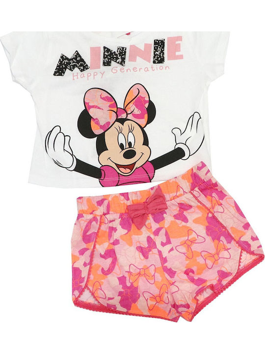 Σετ Καλοκαιρινό 2τμχ Ροζ Minnie Mouse