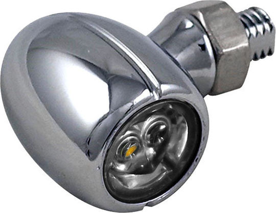 Harley Davidson Mini Q 3-1 Chrom Motorrad-Scheinwerfer & Lichter Set mit Rücklicht und Blinker für alle Motorräder
