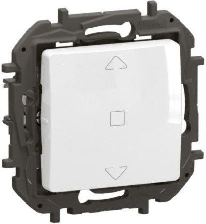 Legrand Niloe Recessed Wall Switch Rolling Shutters Without Frame White
