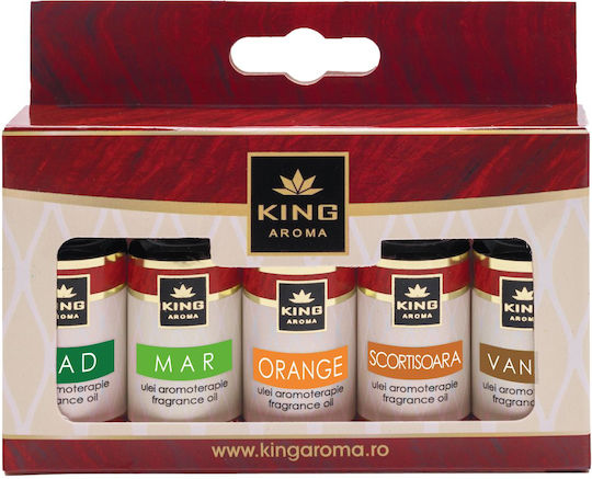 Set 5 Aromatherapy Scented Oils Special Christmas Edition King Aroma