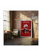 Poster Formula1 Carlos Sainz F061 40cm X 50cm Κορνίζα Φυσικό Ξύλου Μπεζ 63052pd156213f55316