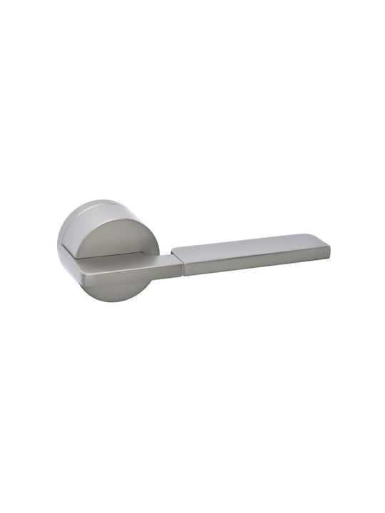 Best Design WC Lever with Rosette 625 Matte Nickel