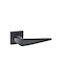 Best Design WC Lever with Rosette 595 Black