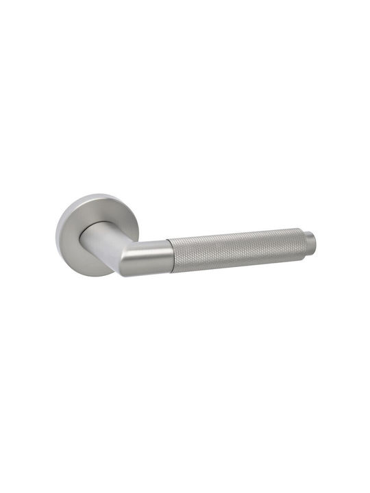 Best Design WC Lever with Rosette 401 Matt Nickel