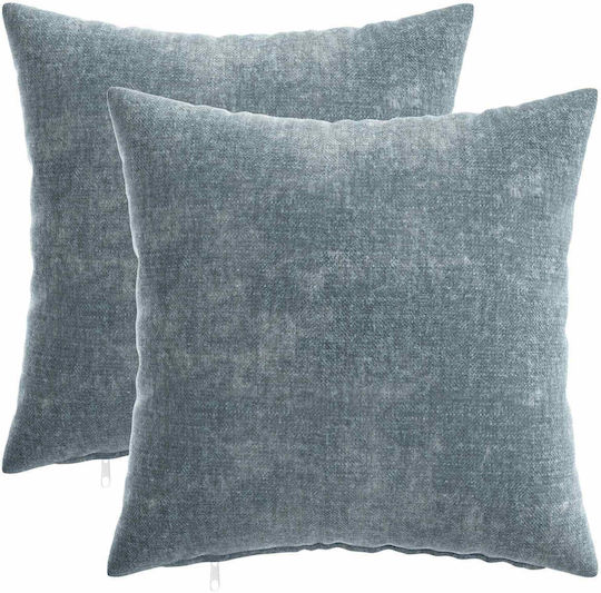 vidaXL Decorative Pillow Case Light Blue 40x40cm