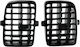 Αεραγωγος Toyota Hilux Ln145 150 165 170 Kdn '97-'04 Ακρη Αριστερα+δεξια 2τεμ Γριλια 55650-35060p