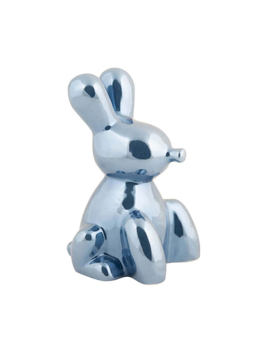 Present Time Decorative Rabbit Made of Ceramic Material 9x15cm
