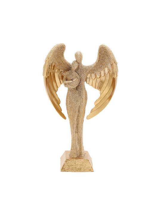 Keskor Figurină Decorativă Statuetă Din Polirosină 14x6x25cm