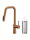 KFA Duero Pure Style Profine Silver S Kitchen Faucet Counter with Pull-Out Spray Rose Gold