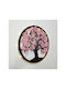 SteweHome Handmade Pink Wooden Sign 40x40cm
