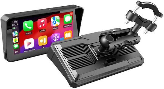 Motorcycle GPS 6 Inches Carplay IPX8 Waterproof Wireless Carplay Android Auto Touch Screen XM-590