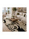 ForHome Non-Slip Rectangular Botanical Floral Rug 120x180cm