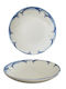XM-Casa Deep Serving Plate Porcelain Blue 20cm