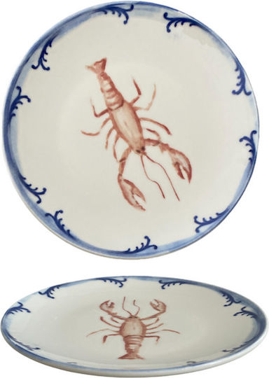 XM-Casa Shallow Plate Made of Blue Porcelain 28cm