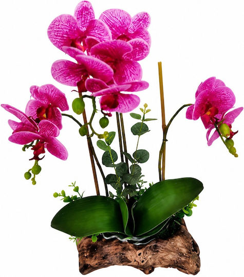 Decorative Artificial Fuchsia Orchid Stem 40cm Sds-21495