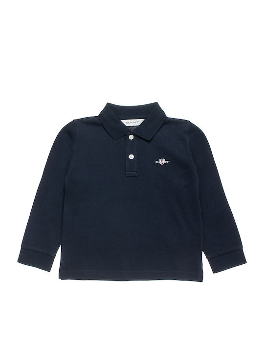 Παιδικό Polo Μακρυμάνικο Navy Μπλε