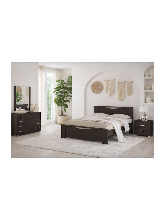Спален Комплект Усмивка Венге 140x200см 4 Бройки
