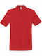 Fruit of the Loom Fruit Loom Ανδρικό Διαφημιστικό T-shirt Κοντομάνικο Red