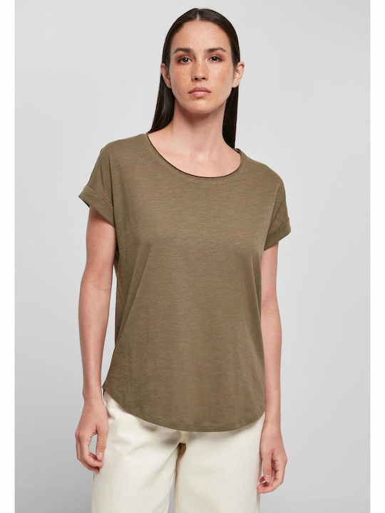 BYB Women's Promotional Short Sleeve T-Shirt Olive