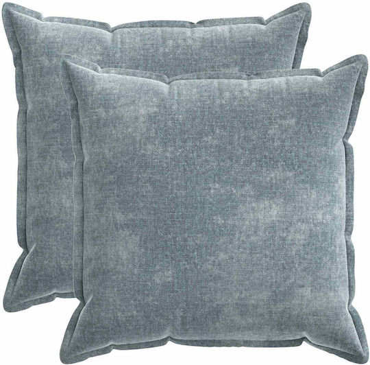vidaXL Dekorativer Kissenbezug Hellblau 70x70cm