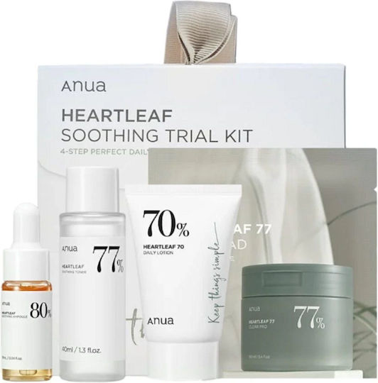 Anua Soothing Trial Комплект за грижа за Акне и Хидратация 4 бр