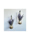 SteweHome Wanddekoration Lila Aus Hölzernes 30x14cm 2Stücke