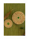 SteweHome Macrame Handmade Green Fabric Wall Decor 2 Pieces