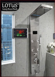 Lotus Shower Column with Hydromassage