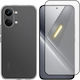 Vivid Set Back Cover Silicone / Tempered Glass Set with Tempered Glass Transparent (Poco X8 Pro Max)