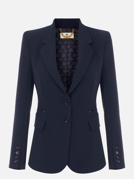 Elisabetta Franchi Women's Blazer Navy Blue