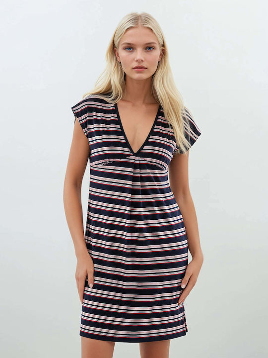 Pink Label Women's Beachwear Dress Navy Blue
