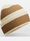 Beanie Unisex Knitted Beanie in Beige Colour
