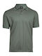 Tee Jays Luxury Stretch Ανδρικό Διαφημιστικό T-shirt Κοντομάνικο σε Πράσινο Χρώμα