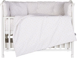 Chipolino Baby Bettwäsche-Set Für Wiege Beige 9Stücke
