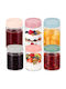 Relaxdays Glas-Mittagsbox Transparent 350ml