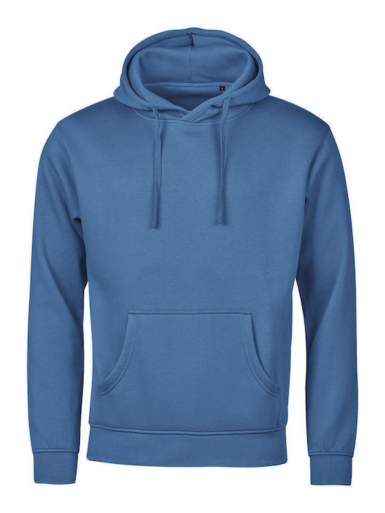 Tee Jays Ανδρικό Διαφημιστικό Φούτερ Μακρυμάνικο Ocen Blue