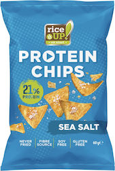 Rice Up Protein Chips 21% Protein Sea Salt 60g