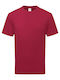 Fruit of the Loom Men's Promotional T-Shirt Short Sleeve Cranberry